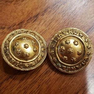 Chanel clip on earrings
